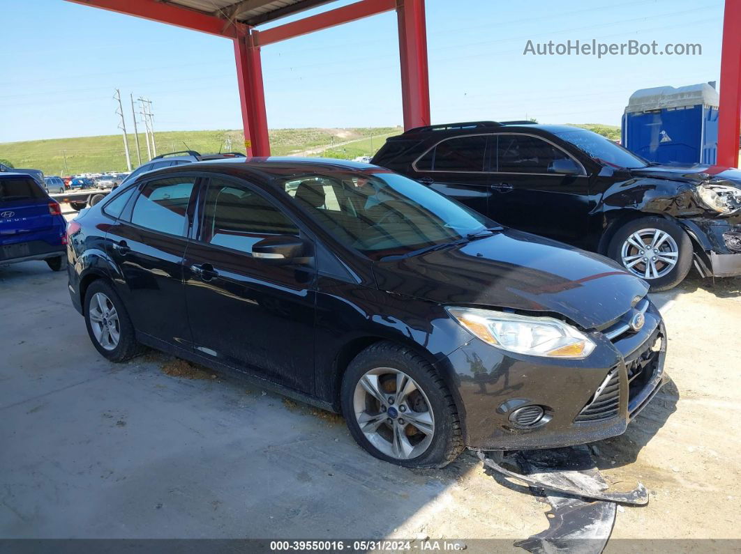 2014 Ford Focus Se Black vin: 1FADP3F22EL428364