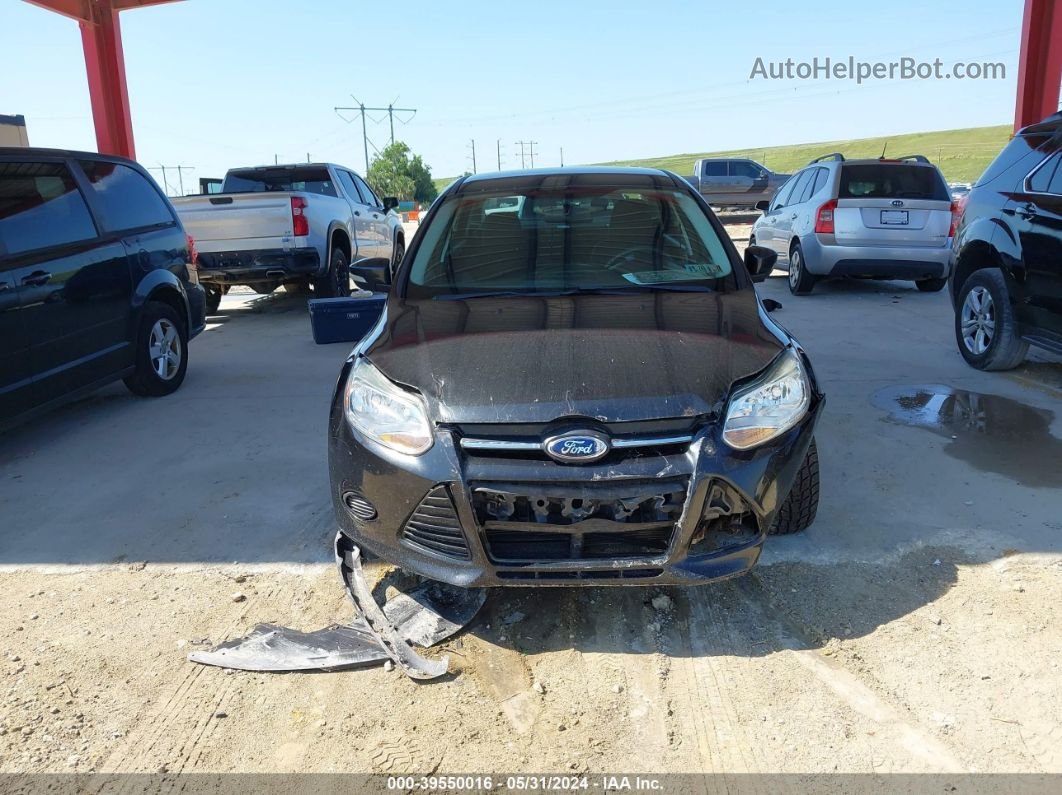 2014 Ford Focus Se Black vin: 1FADP3F22EL428364