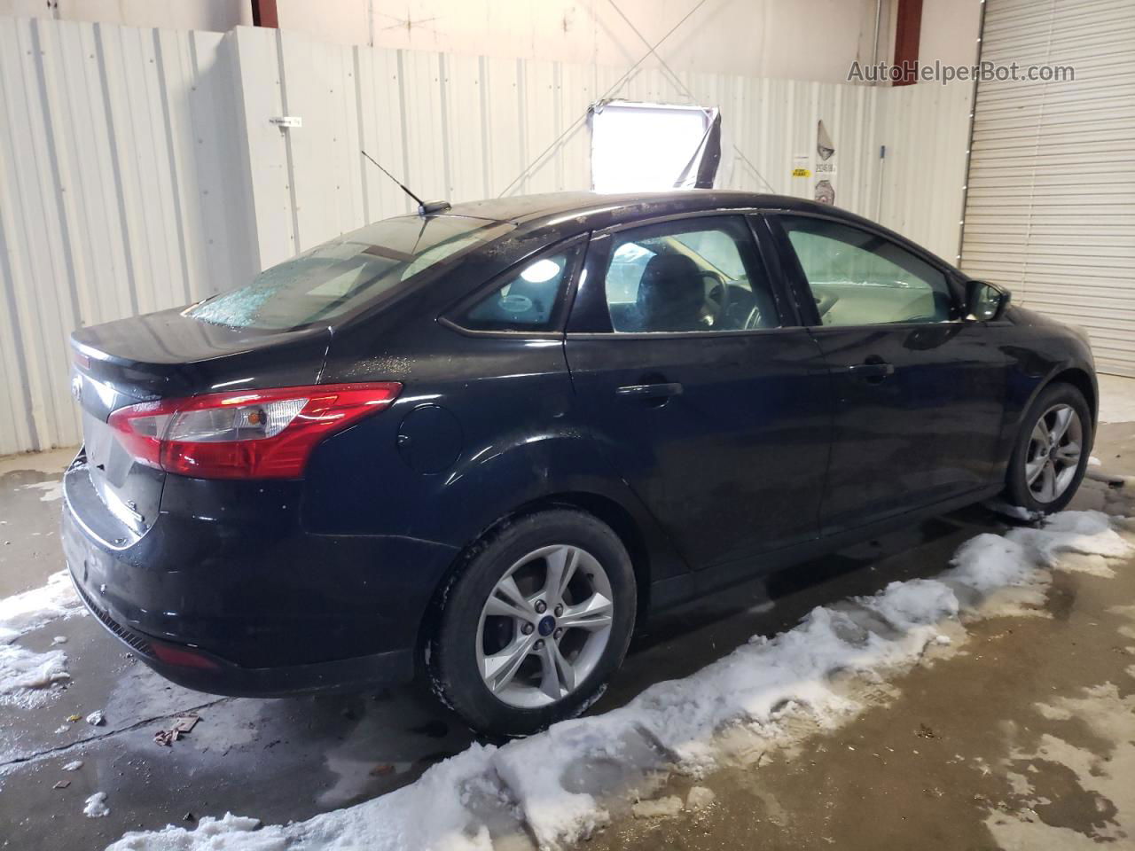 2014 Ford Focus Se Black vin: 1FADP3F22EL428428