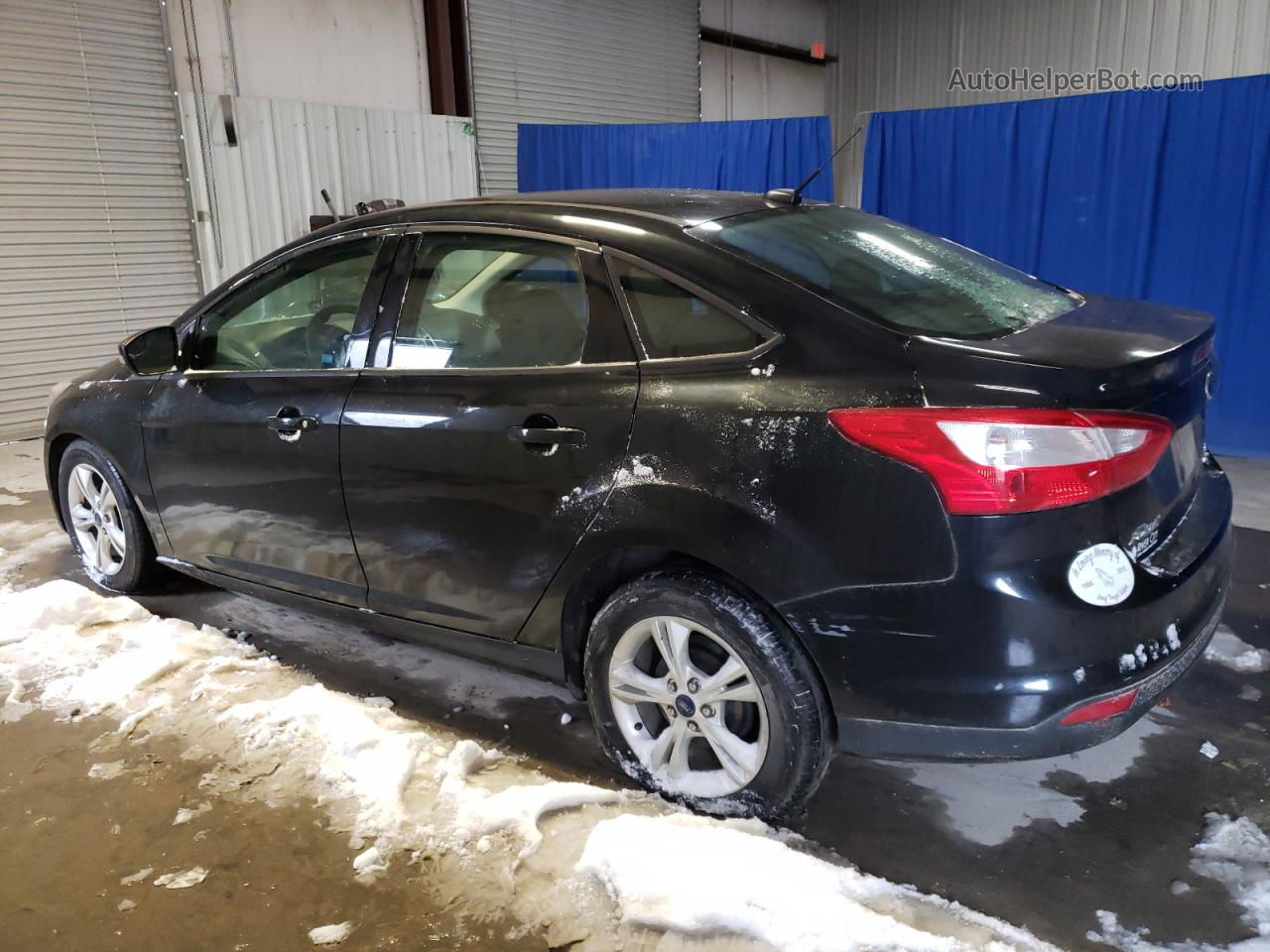 2014 Ford Focus Se Black vin: 1FADP3F22EL428428