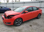 2015 Ford Focus Se Красный vin: 1FADP3F22FL243393