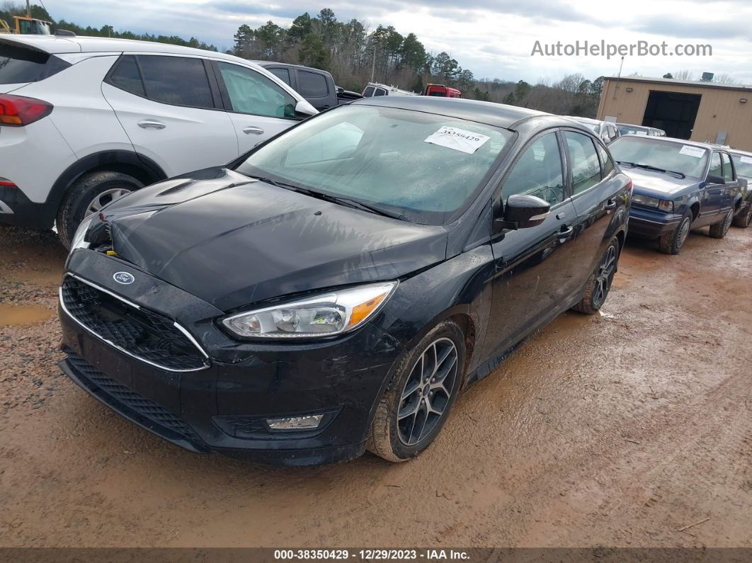 2016 Ford Focus Se Black vin: 1FADP3F22GL274239