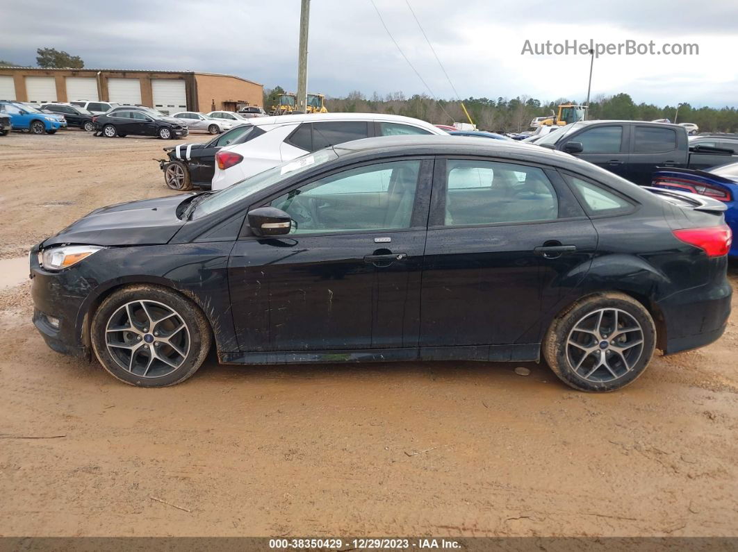 2016 Ford Focus Se Black vin: 1FADP3F22GL274239