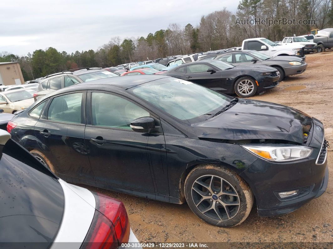 2016 Ford Focus Se Black vin: 1FADP3F22GL274239