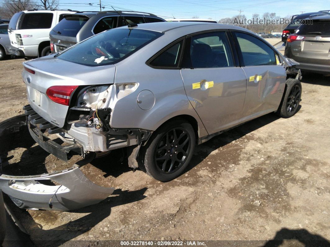 2016 Ford Focus Se Silver vin: 1FADP3F22GL298976