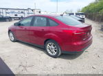 2017 Ford Focus Se Red vin: 1FADP3F22HL203981