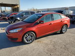 2018 Ford Focus Se Red vin: 1FADP3F22JL200052