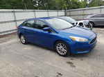 2018 Ford Focus Se Blue vin: 1FADP3F22JL231463