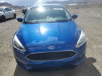 2018 Ford Focus Se Blue vin: 1FADP3F22JL319476