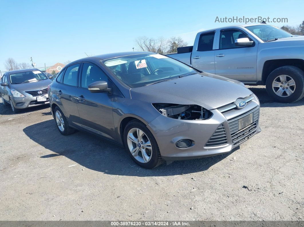 2013 Ford Focus Se Silver vin: 1FADP3F23DL103821