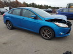 2013 Ford Focus Se Blue vin: 1FADP3F23DL110655