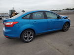 2013 Ford Focus Se Blue vin: 1FADP3F23DL110655