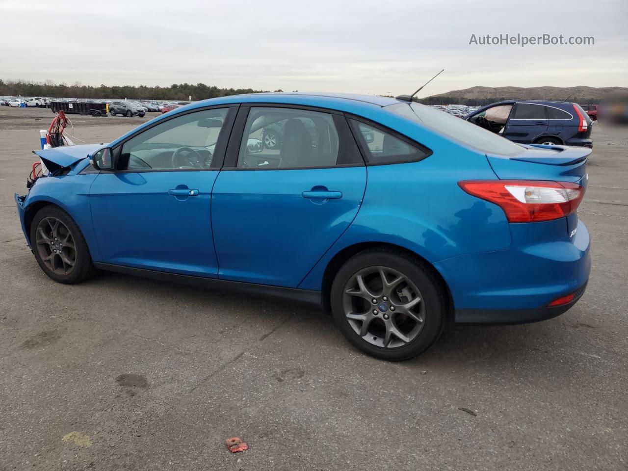 2013 Ford Focus Se Blue vin: 1FADP3F23DL110655