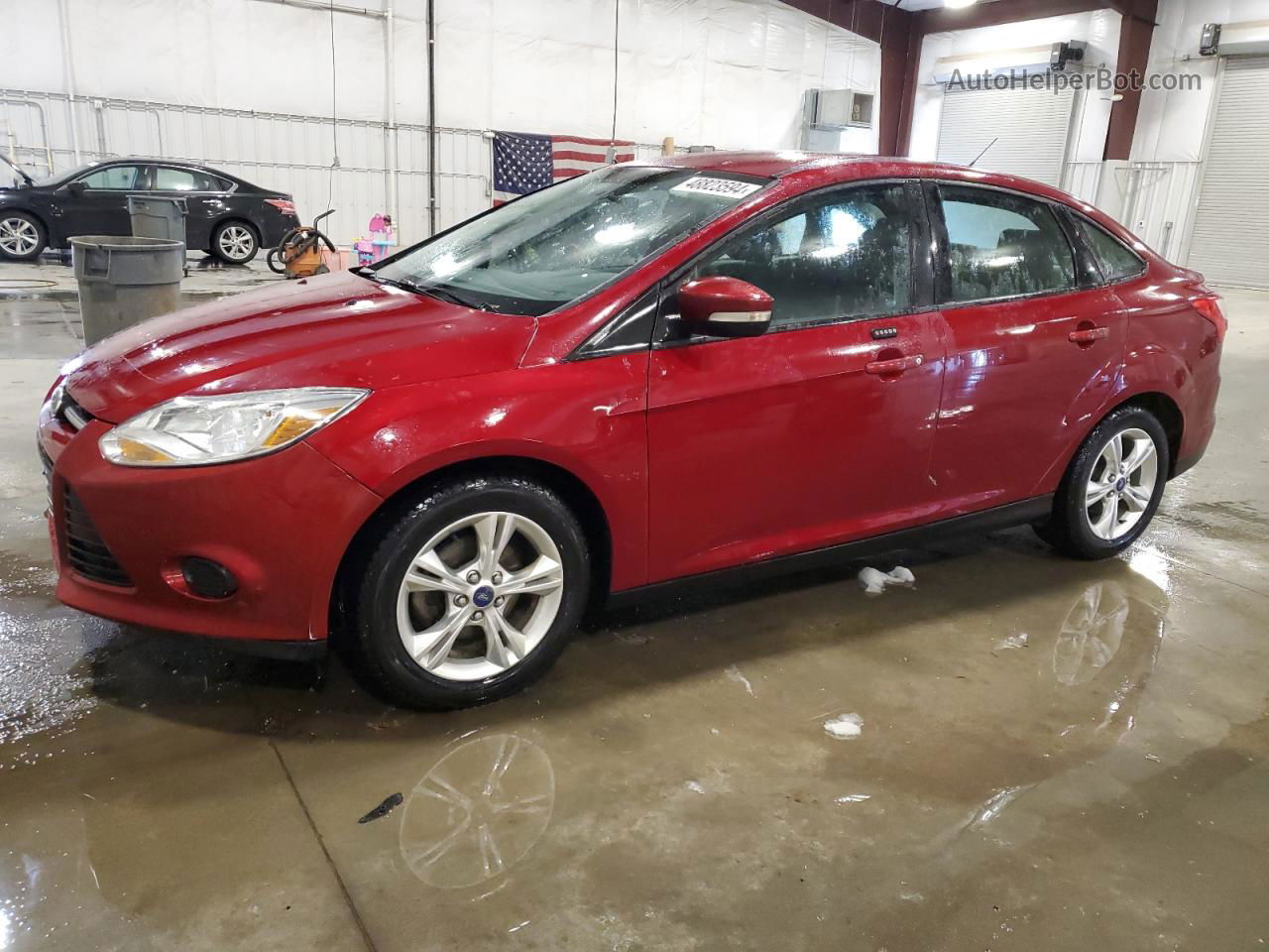 2013 Ford Focus Se Red vin: 1FADP3F23DL151867