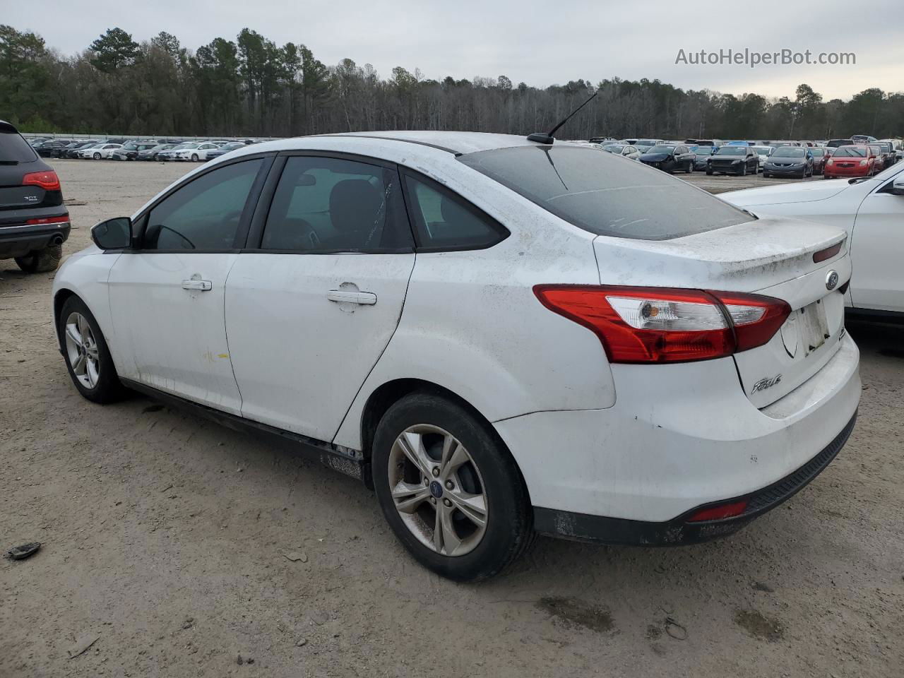 2013 Ford Focus Se White vin: 1FADP3F23DL158818