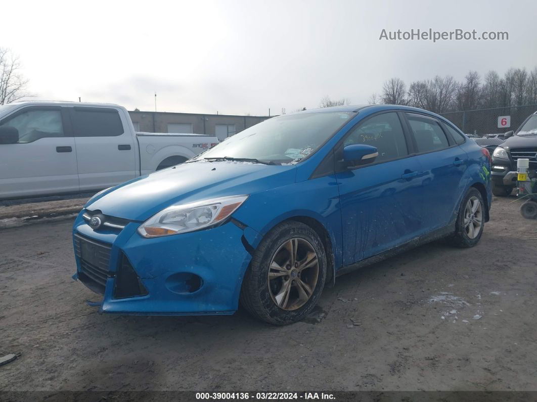 2013 Ford Focus Se Blue vin: 1FADP3F23DL166885