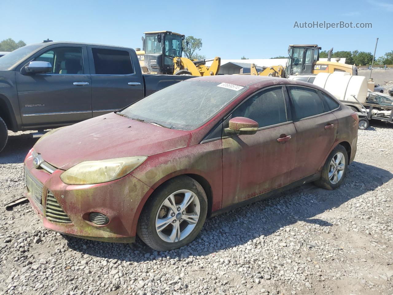 2013 Ford Focus Se Red vin: 1FADP3F23DL181001