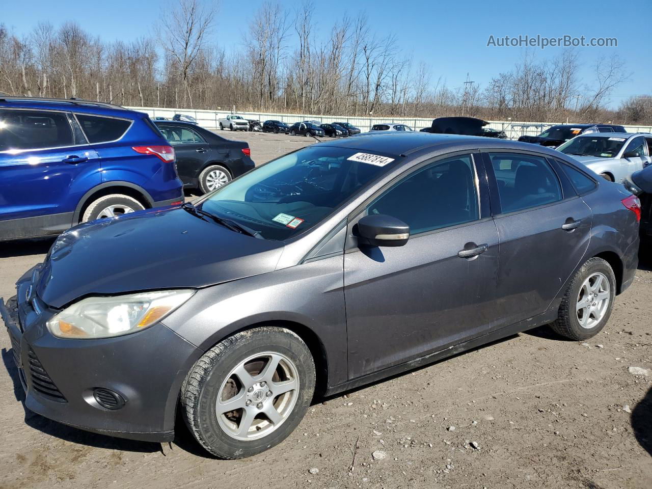 2013 Ford Focus Se Charcoal vin: 1FADP3F23DL188109