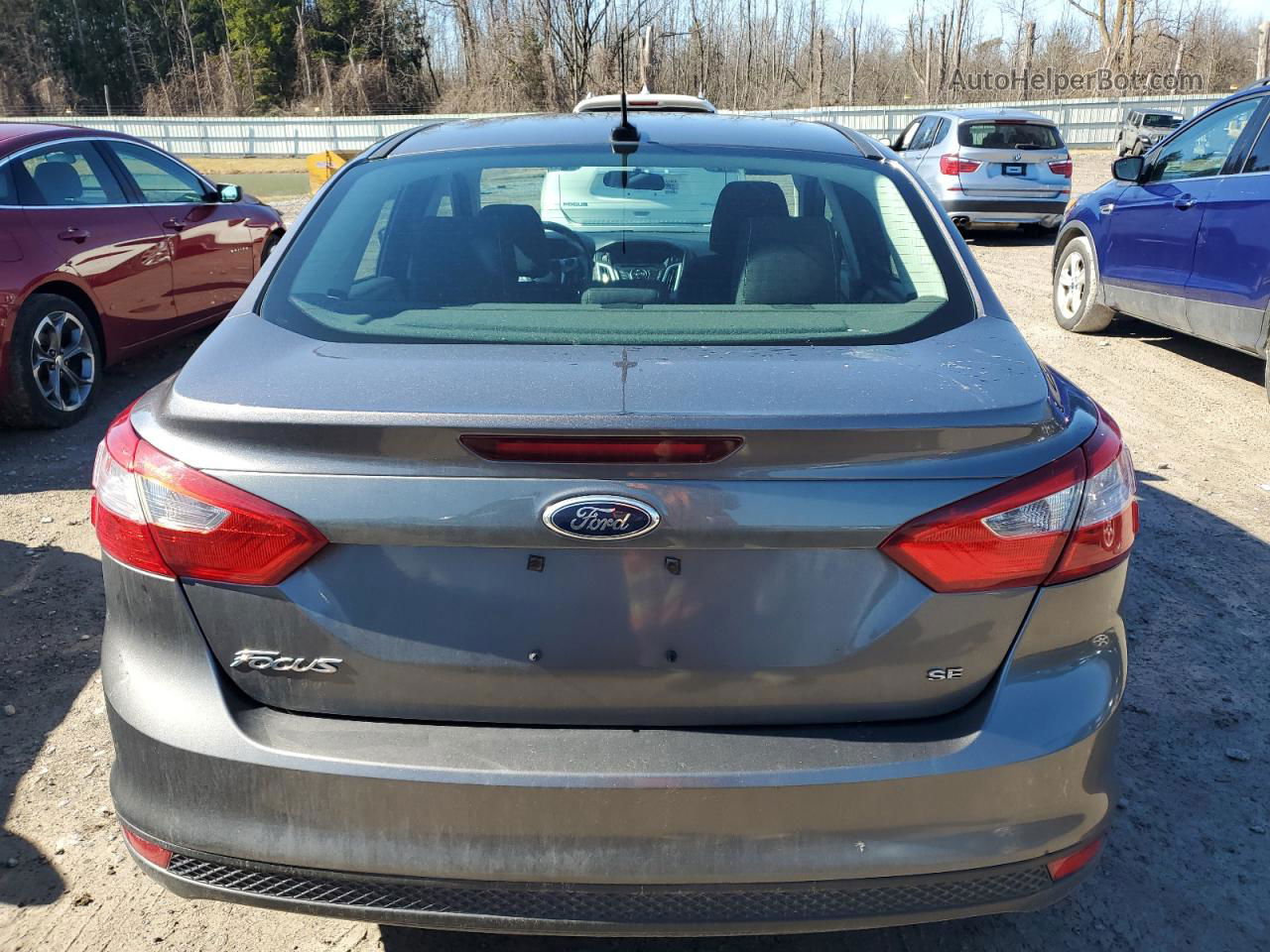 2013 Ford Focus Se Charcoal vin: 1FADP3F23DL188109