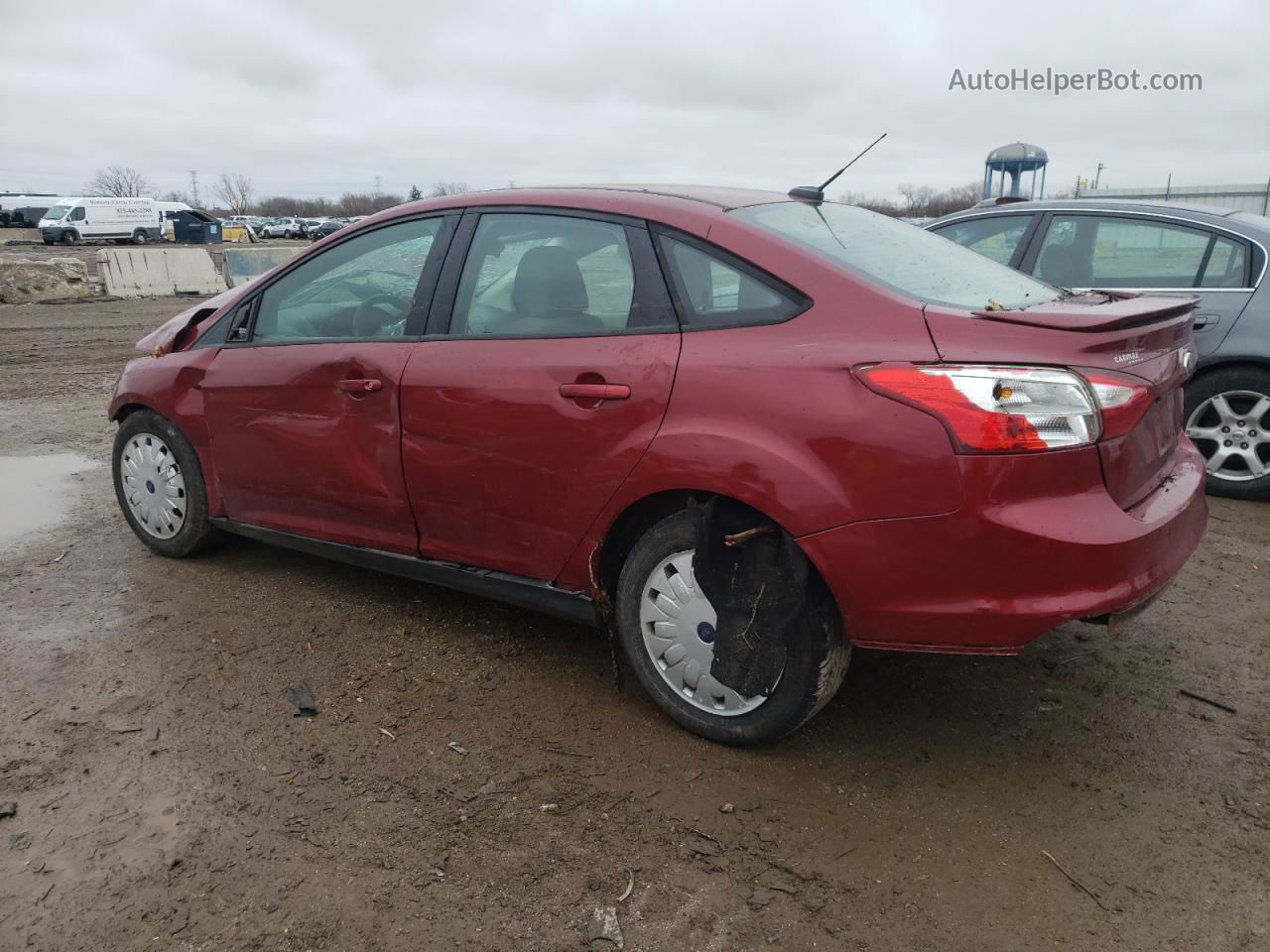 2013 Ford Focus Se Красный vin: 1FADP3F23DL201165