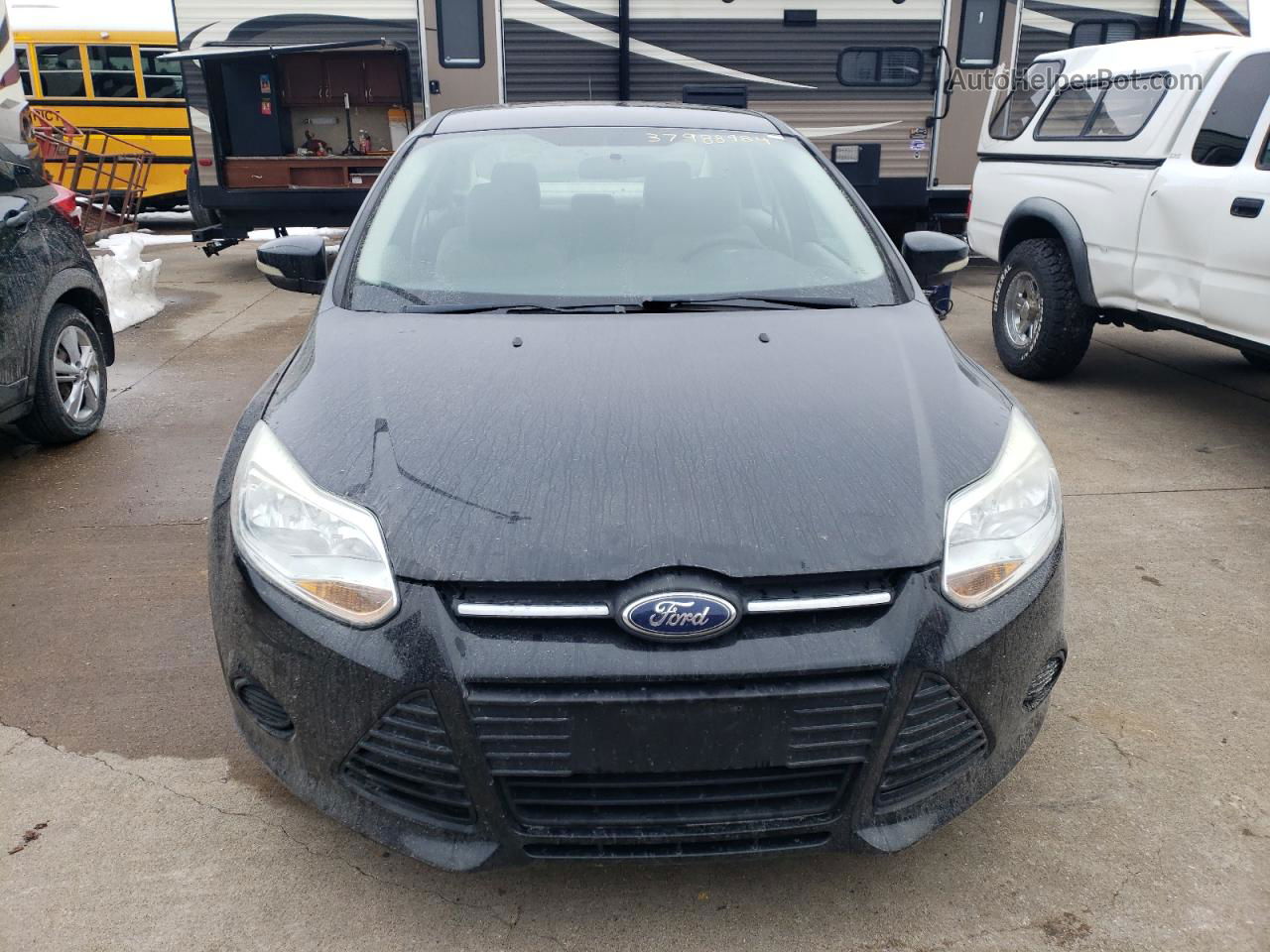 2013 Ford Focus Se Black vin: 1FADP3F23DL204194