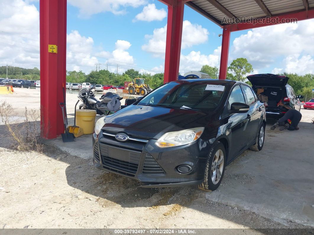 2013 Ford Focus Se Black vin: 1FADP3F23DL208925