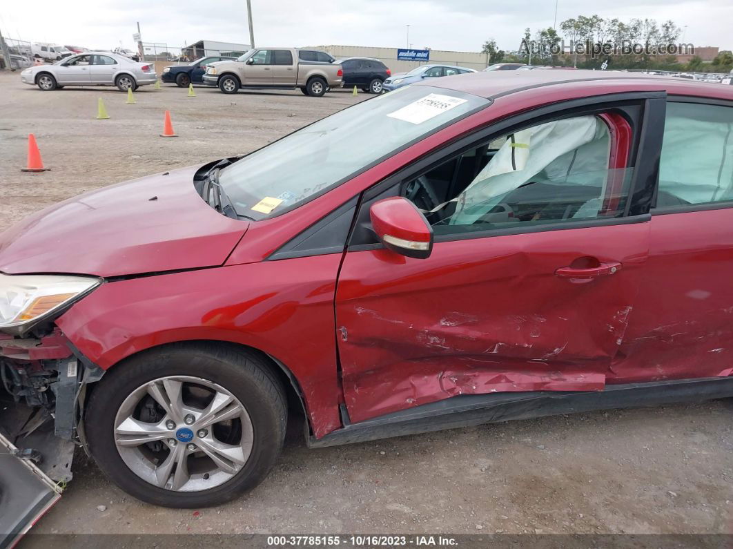 2013 Ford Focus Se Red vin: 1FADP3F23DL213137