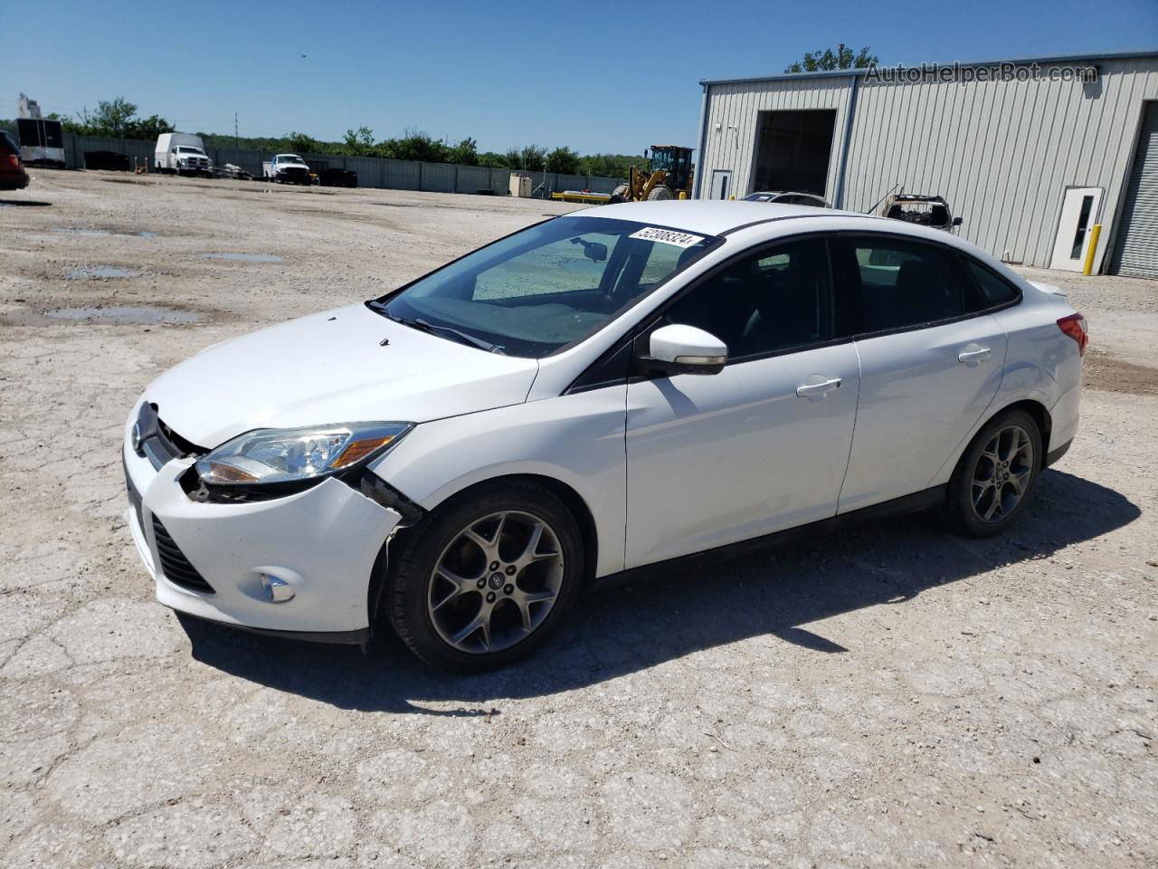 2013 Ford Focus Se White vin: 1FADP3F23DL221030