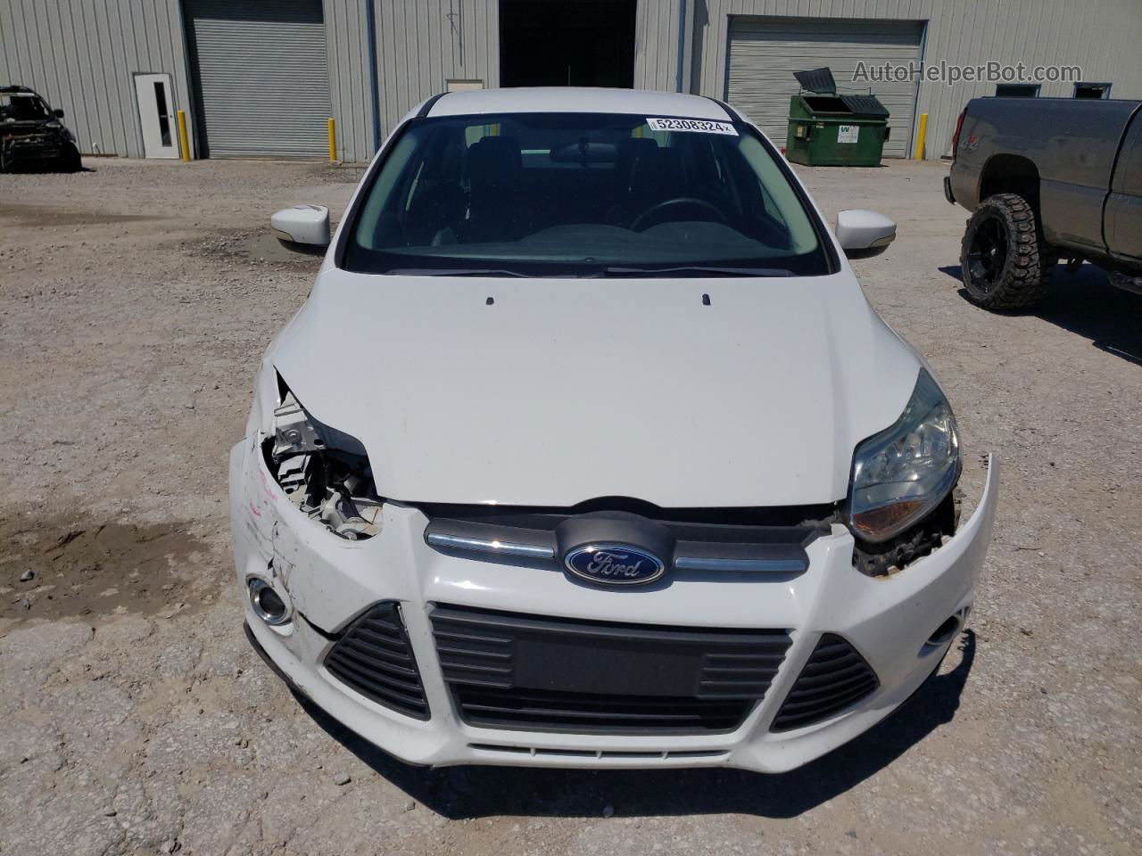 2013 Ford Focus Se White vin: 1FADP3F23DL221030