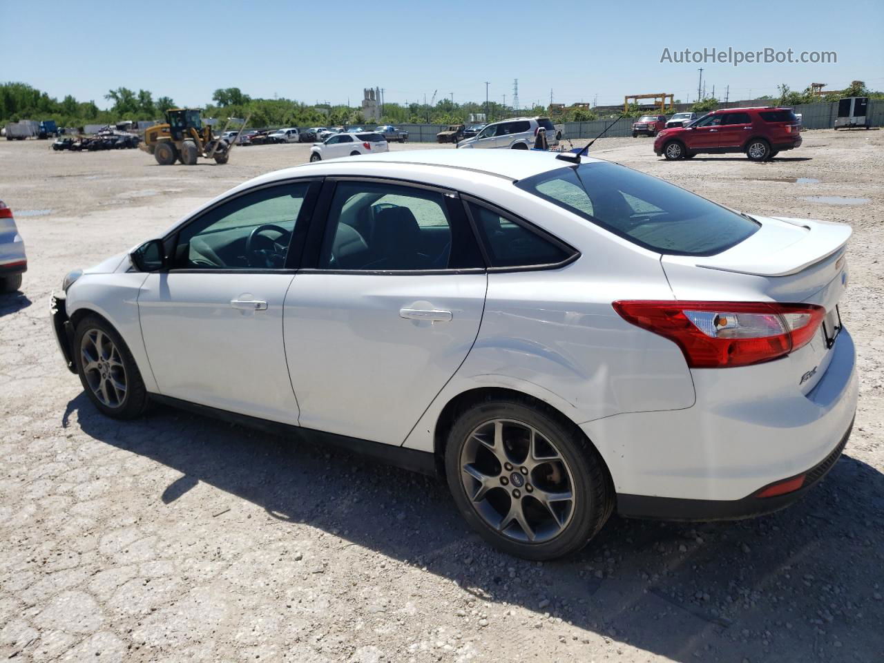 2013 Ford Focus Se White vin: 1FADP3F23DL221030