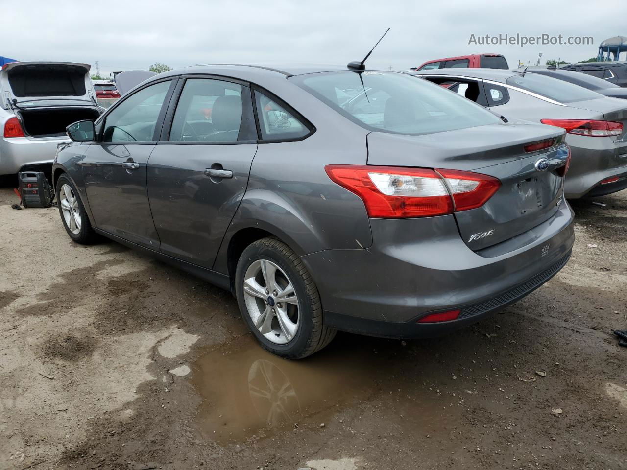 2013 Ford Focus Se Gray vin: 1FADP3F23DL250432