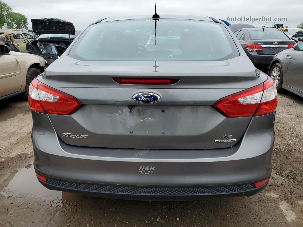 2013 Ford Focus Se Gray vin: 1FADP3F23DL250432