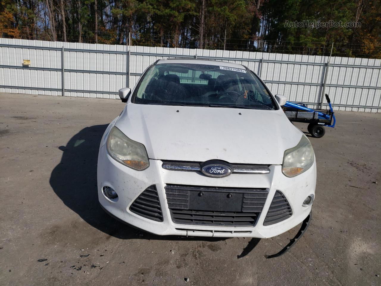 2013 Ford Focus Se White vin: 1FADP3F23DL266002