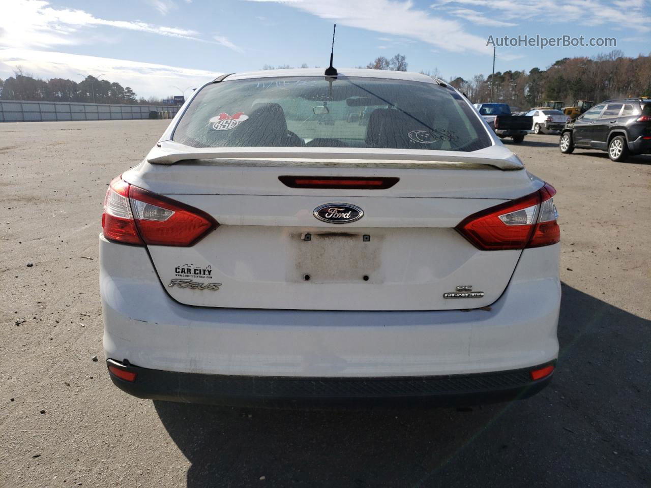 2013 Ford Focus Se White vin: 1FADP3F23DL266002