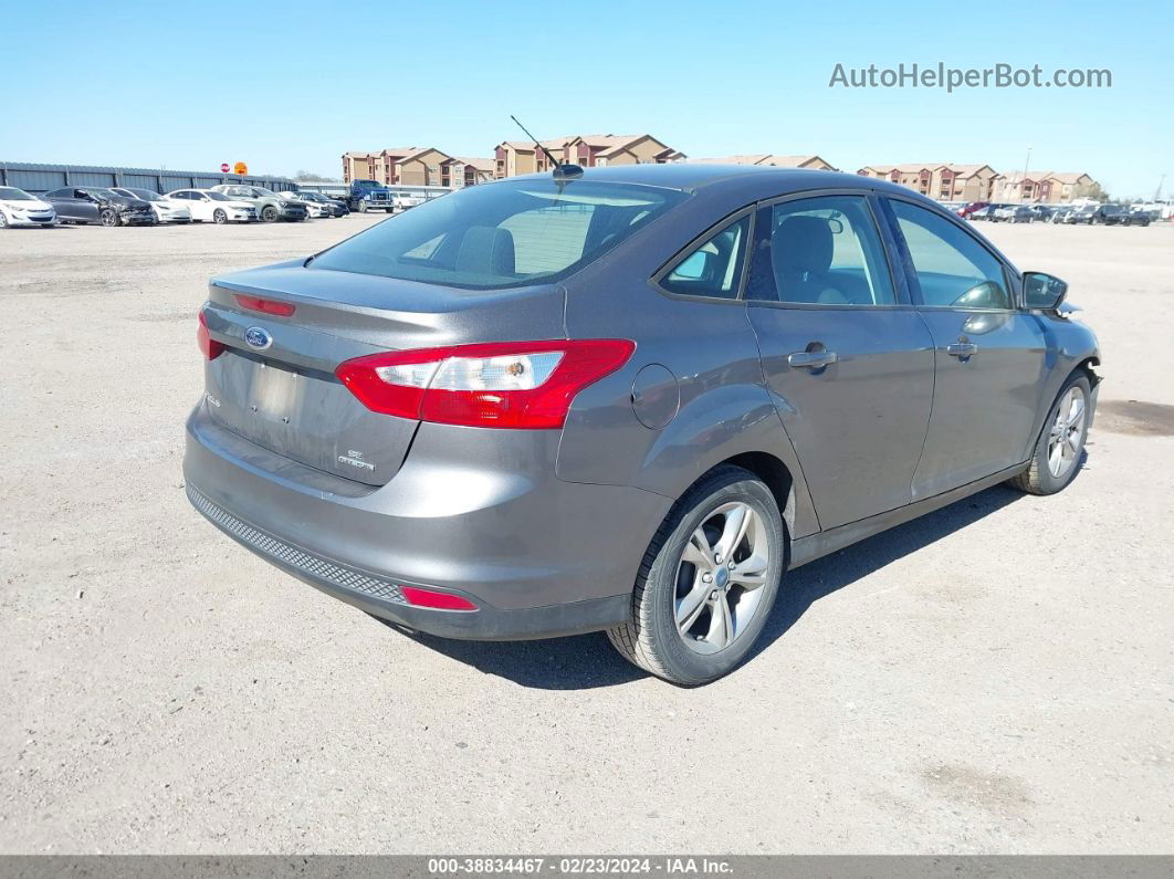 2013 Ford Focus Se Gray vin: 1FADP3F23DL270714