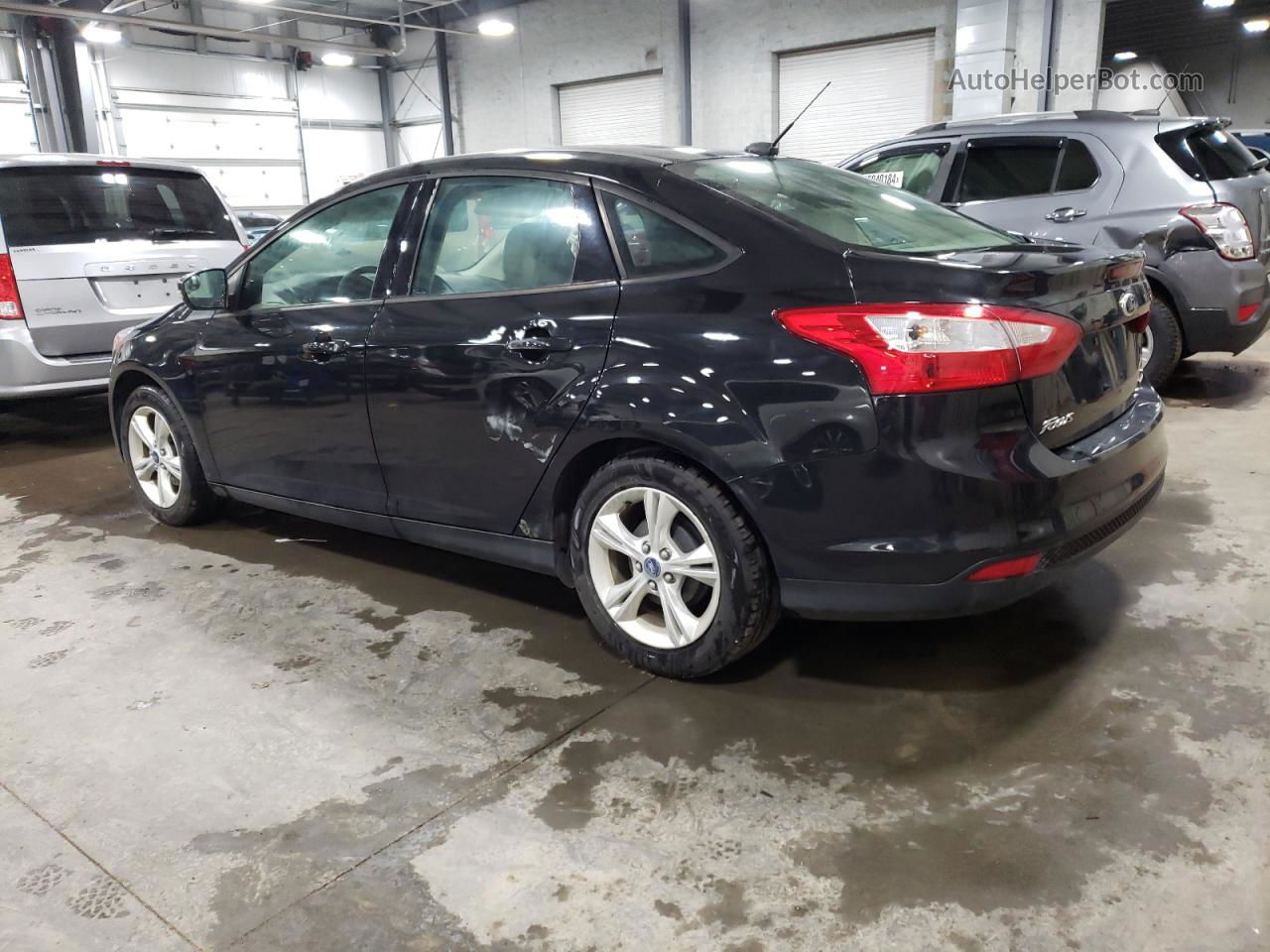 2013 Ford Focus Se Black vin: 1FADP3F23DL271166