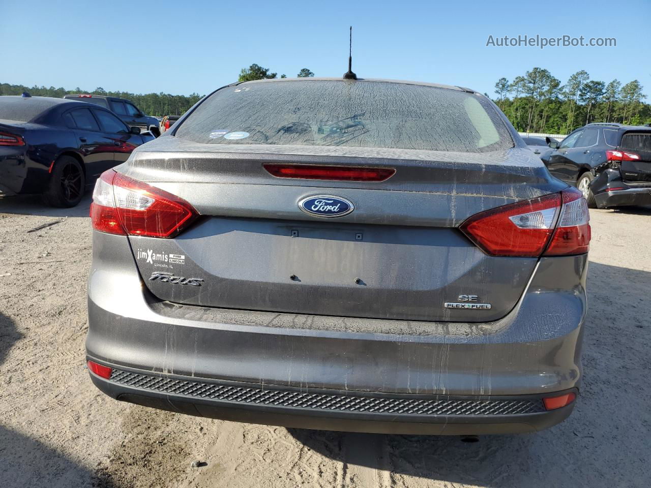 2013 Ford Focus Se Gray vin: 1FADP3F23DL288436