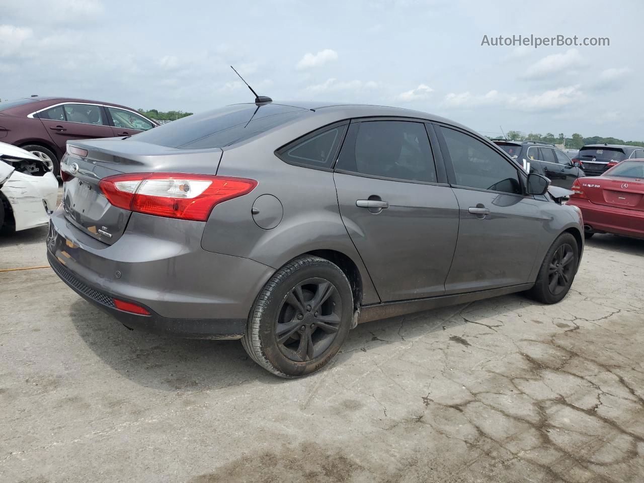 2013 Ford Focus Se Gray vin: 1FADP3F23DL309155