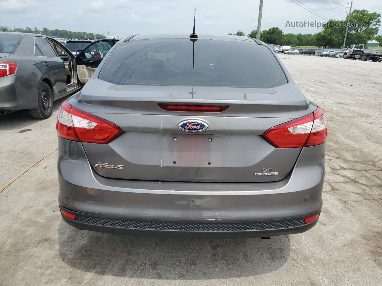 2013 Ford Focus Se Gray vin: 1FADP3F23DL309155