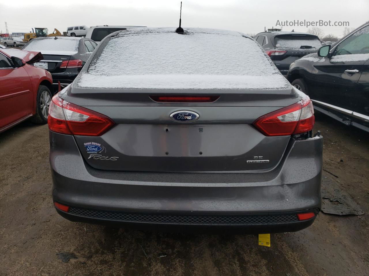 2013 Ford Focus Se Серый vin: 1FADP3F23DL370361