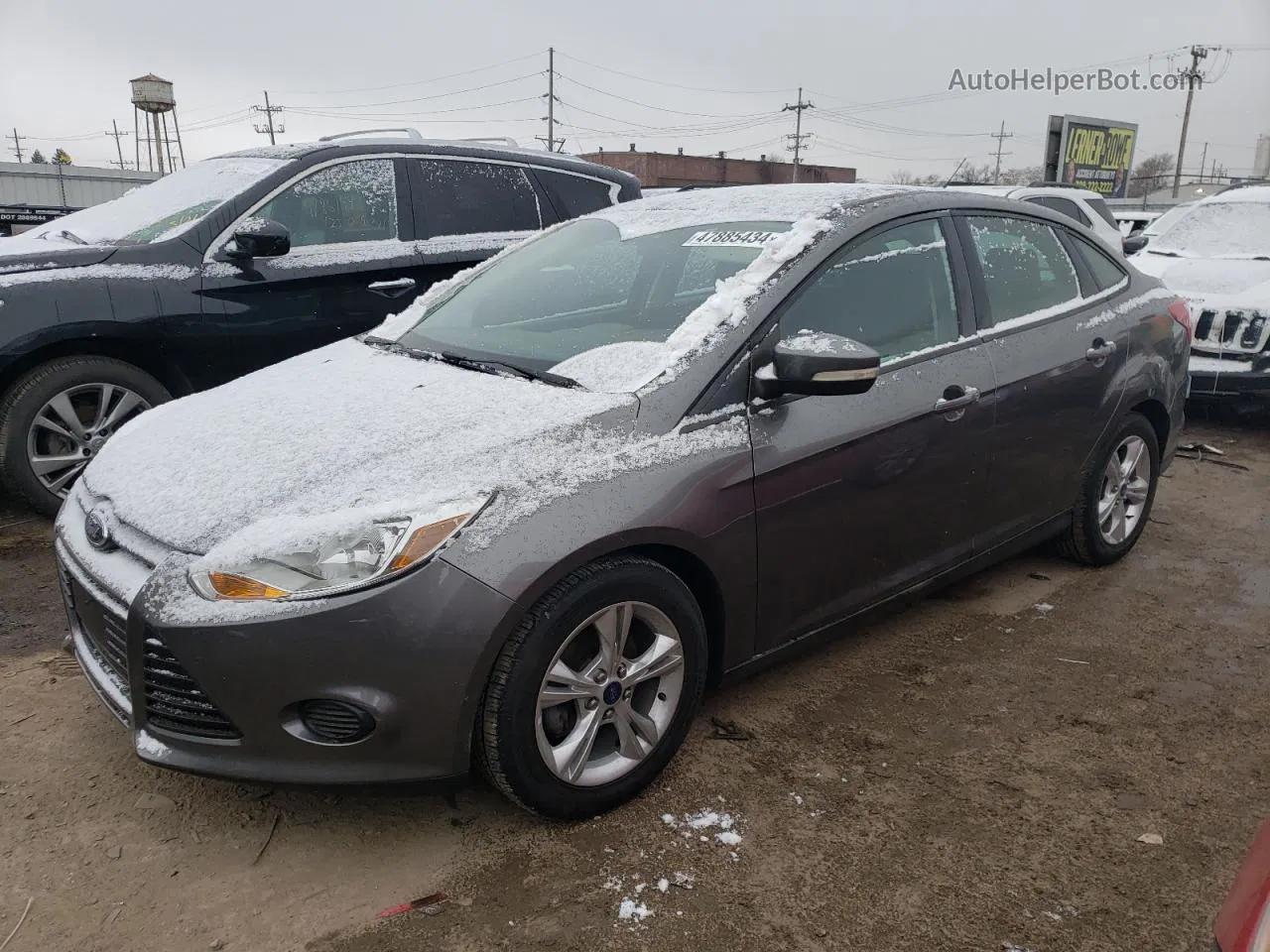 2013 Ford Focus Se Gray vin: 1FADP3F23DL370361