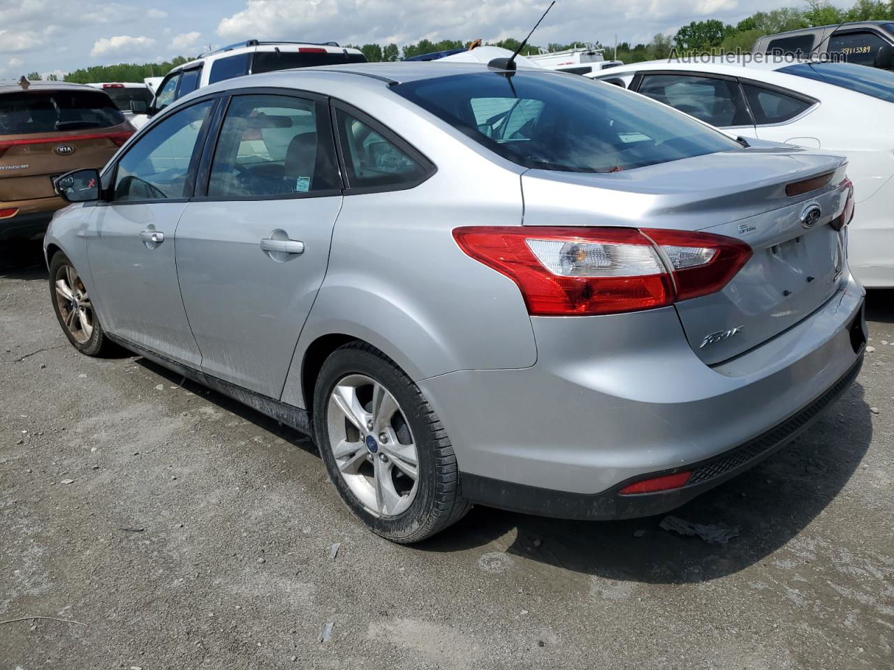 2014 Ford Focus Se Silver vin: 1FADP3F23EL138117