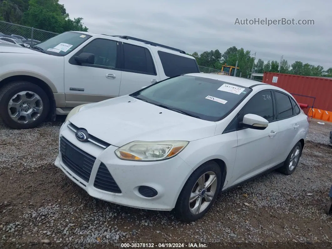 2014 Ford Focus Se Белый vin: 1FADP3F23EL179945