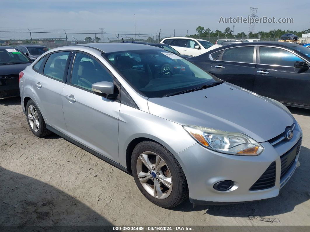 2014 Ford Focus Se Silver vin: 1FADP3F23EL180660