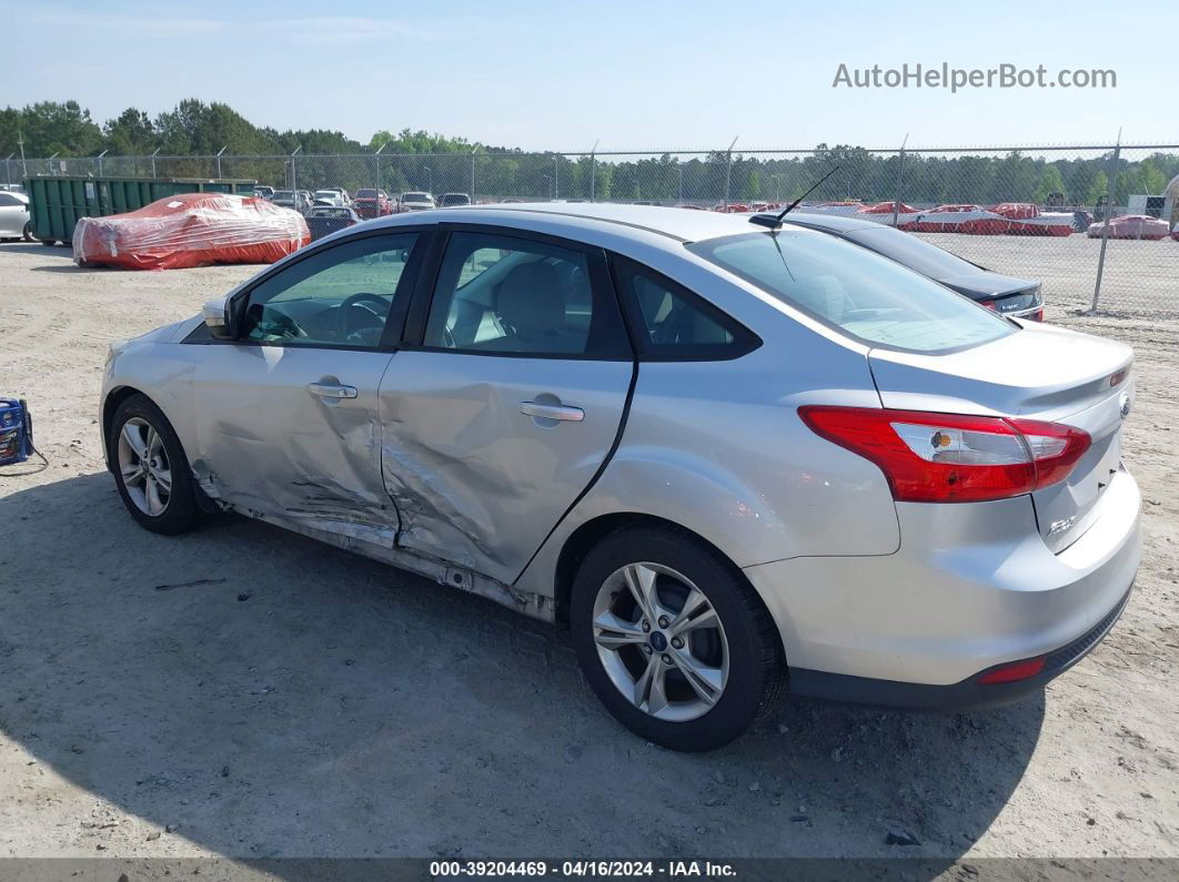 2014 Ford Focus Se Silver vin: 1FADP3F23EL180660