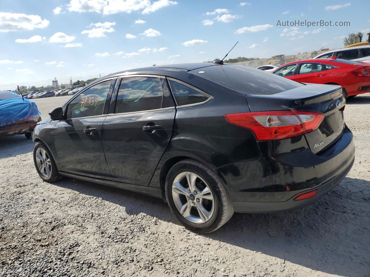 2014 Ford Focus Se Black vin: 1FADP3F23EL181856