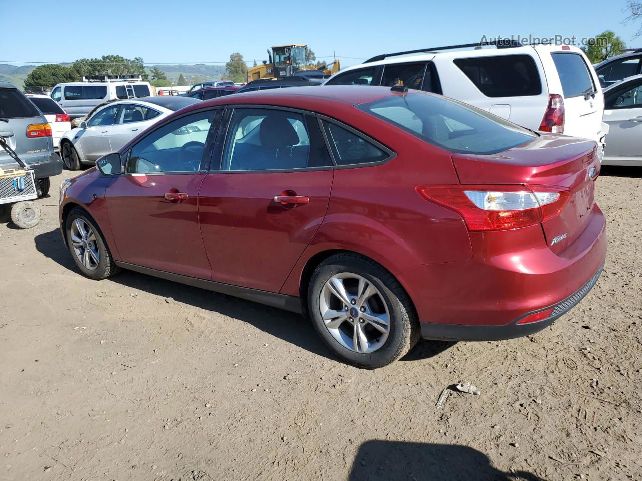 2014 Ford Focus Se Red vin: 1FADP3F23EL193358