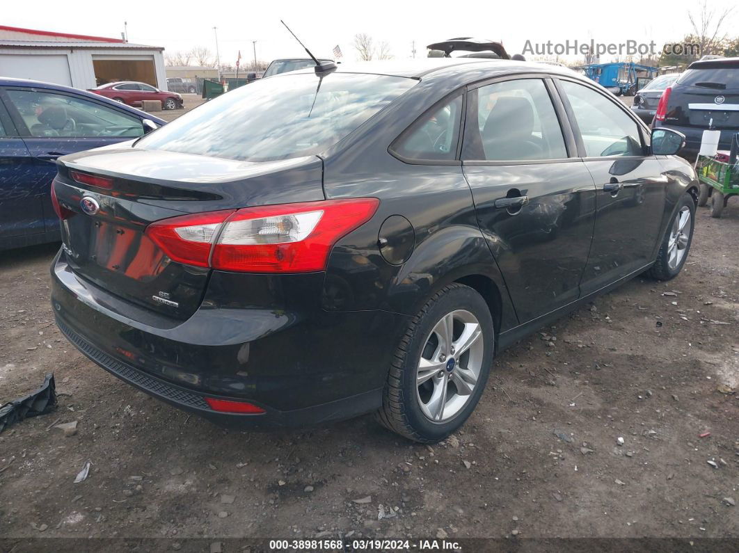 2014 Ford Focus Se Черный vin: 1FADP3F23EL194106