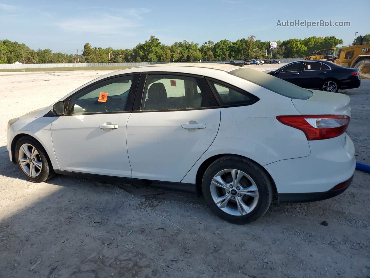 2014 Ford Focus Se White vin: 1FADP3F23EL227623