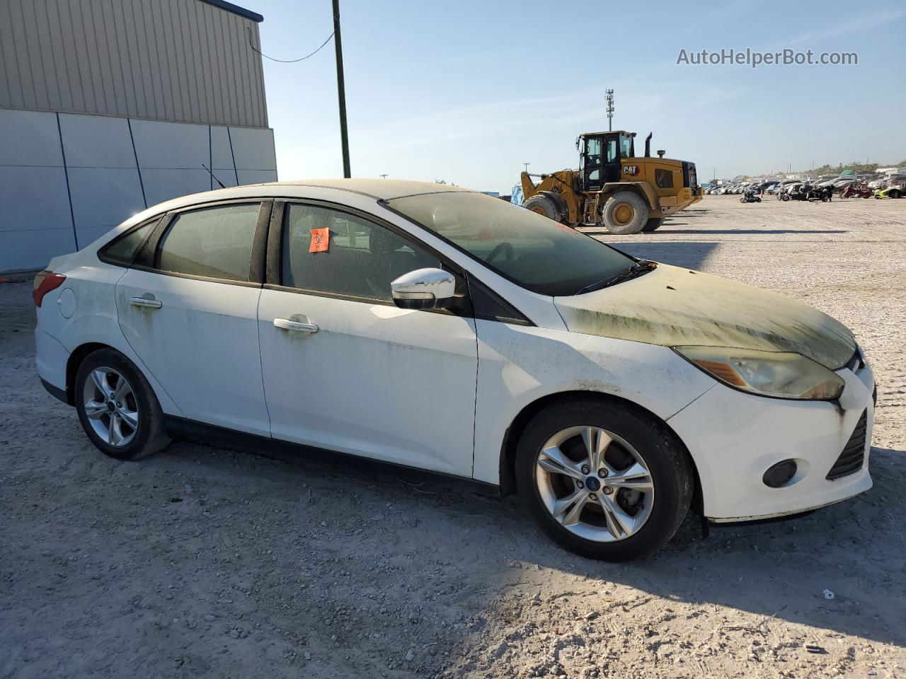 2014 Ford Focus Se White vin: 1FADP3F23EL227623